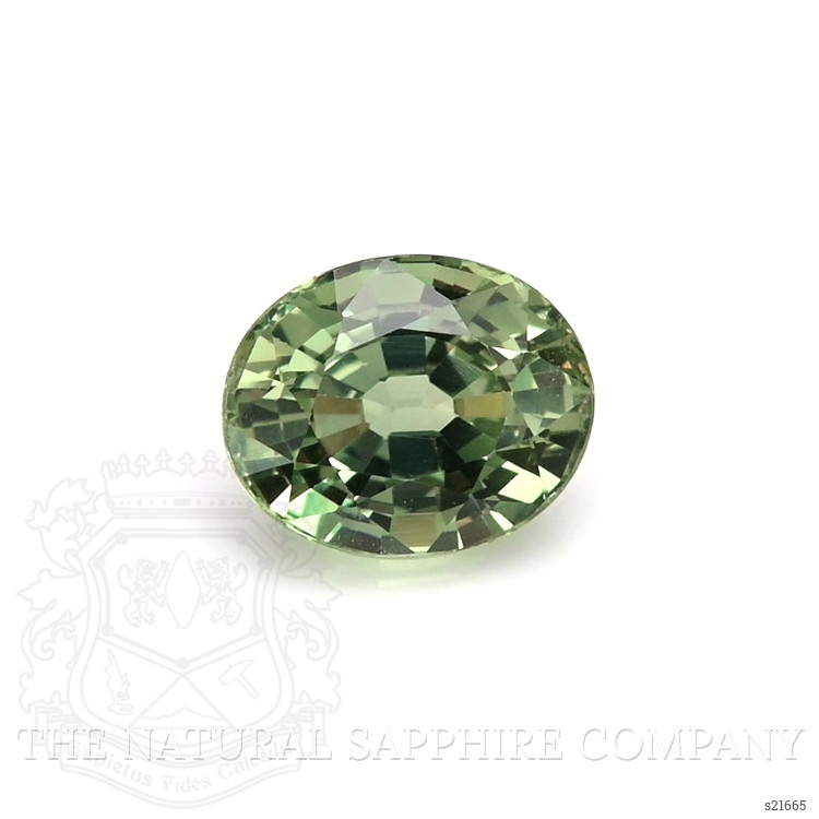1.73 Ct. Green Sapphire from Ceylon (Sri Lanka)