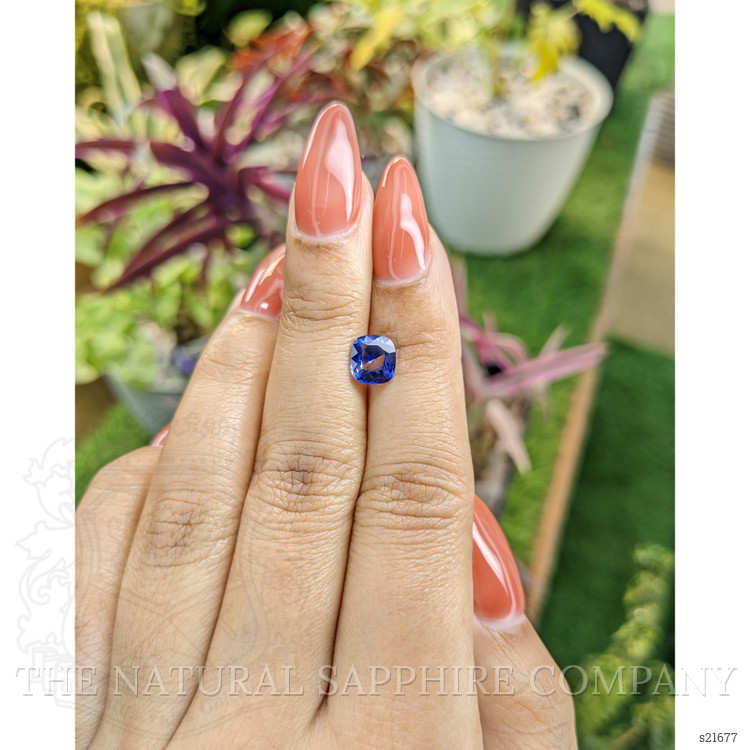 1.30 Ct. Bi Color Sapphire from Ceylon (Sri Lanka)