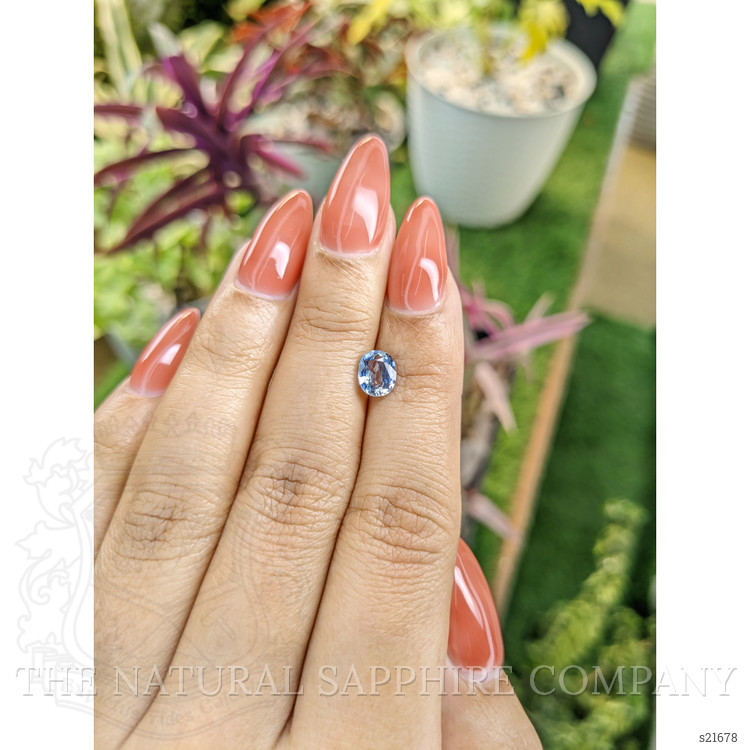 1.11 Ct. Bi Color Sapphire from Ceylon (Sri Lanka)