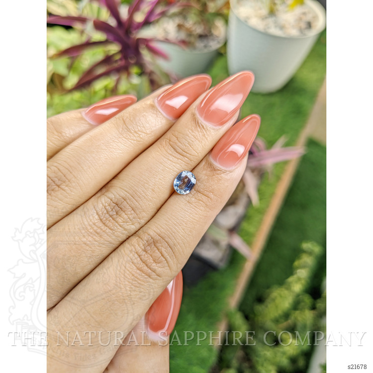 1.11 Ct. Bi Color Sapphire from Ceylon (Sri Lanka)