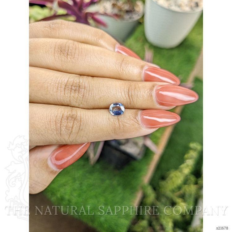 1.11 Ct. Bi Color Sapphire from Ceylon (Sri Lanka)