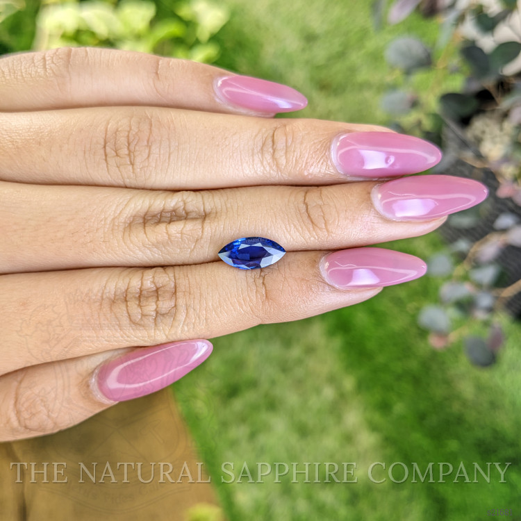 2.07 Ct. Blue Sapphire from Ceylon (Sri Lanka)