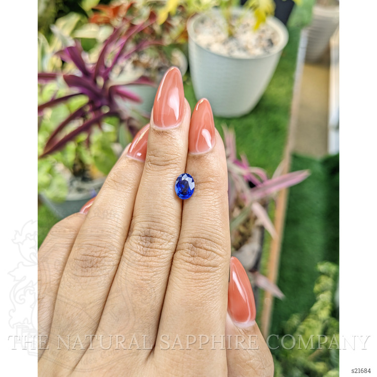 1.59 Ct. Blue Sapphire from Ceylon (Sri Lanka)