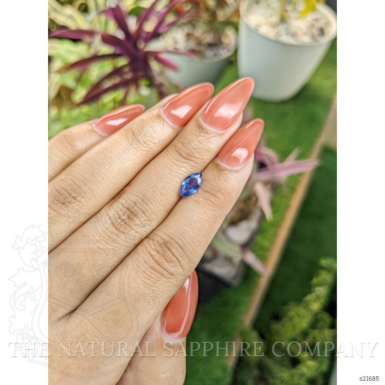 1.12 Ct. Blue Sapphire from Ceylon (Sri Lanka)