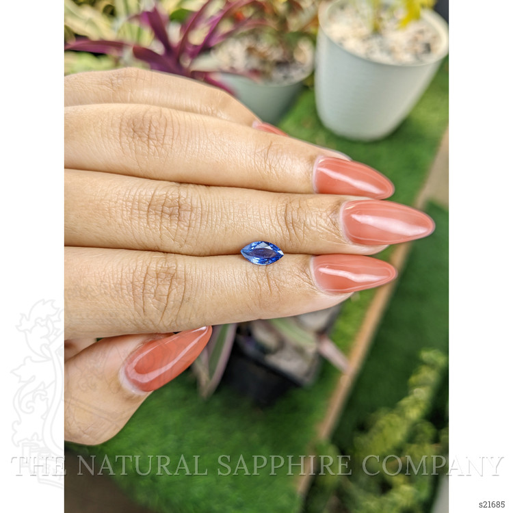 1.12 Ct. Blue Sapphire from Ceylon (Sri Lanka)
