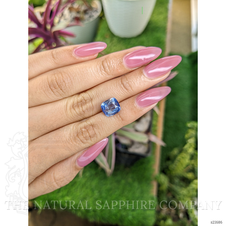 4.84 Ct. Blue Sapphire from Ceylon (Sri Lanka)