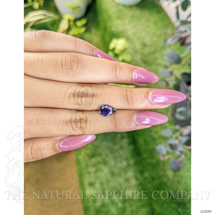 1.55 Ct. Color Change Sapphire from Ceylon (Sri Lanka)