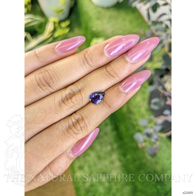1.55 Ct. Color Change Sapphire from Ceylon (Sri Lanka)