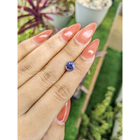 2.01 Ct. Violet Sapphire from Ceylon (Sri Lanka) Life Style