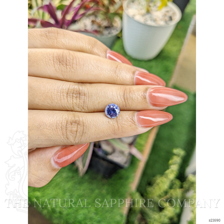 2.01 Ct. Violet Sapphire from Ceylon (Sri Lanka)