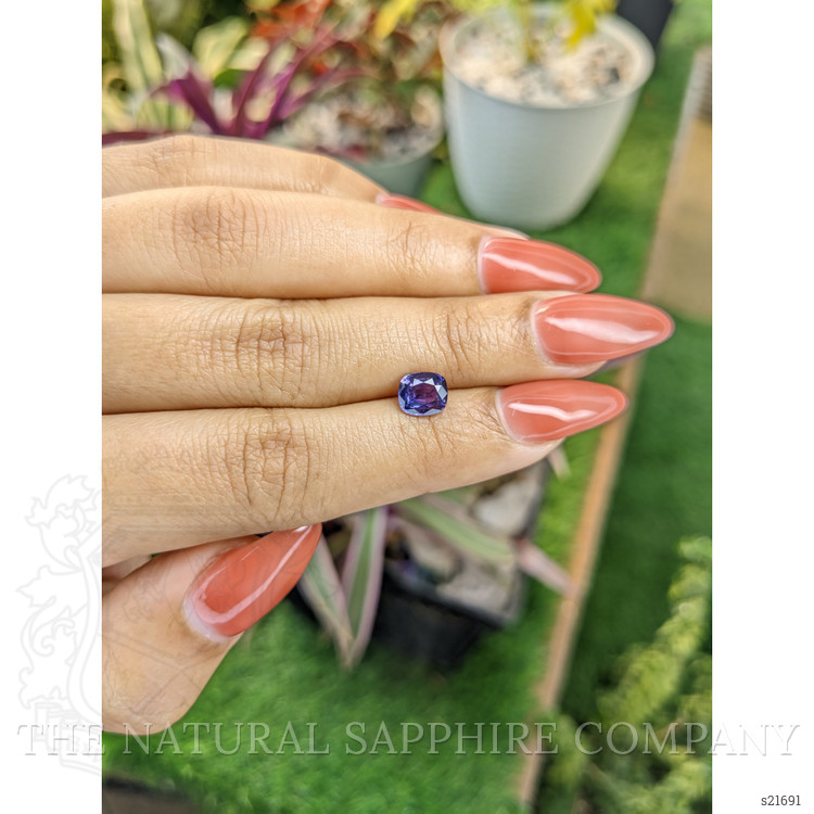 1.37 Ct. Color Change Sapphire from Ceylon (Sri Lanka)