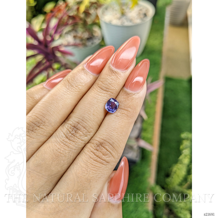 1.37 Ct. Color Change Sapphire from Ceylon (Sri Lanka)