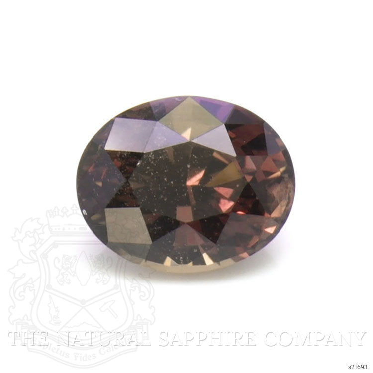 3.80 Ct. Pinkish Brown Sapphire from Ceylon (Sri Lanka)