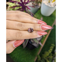 3.80 Ct. Pinkish Brown Sapphire from Ceylon (Sri Lanka) Life Style