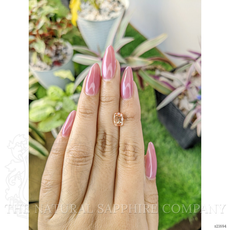 2.11 Ct. Padparadscha Sapphire from Ceylon (Sri Lanka)