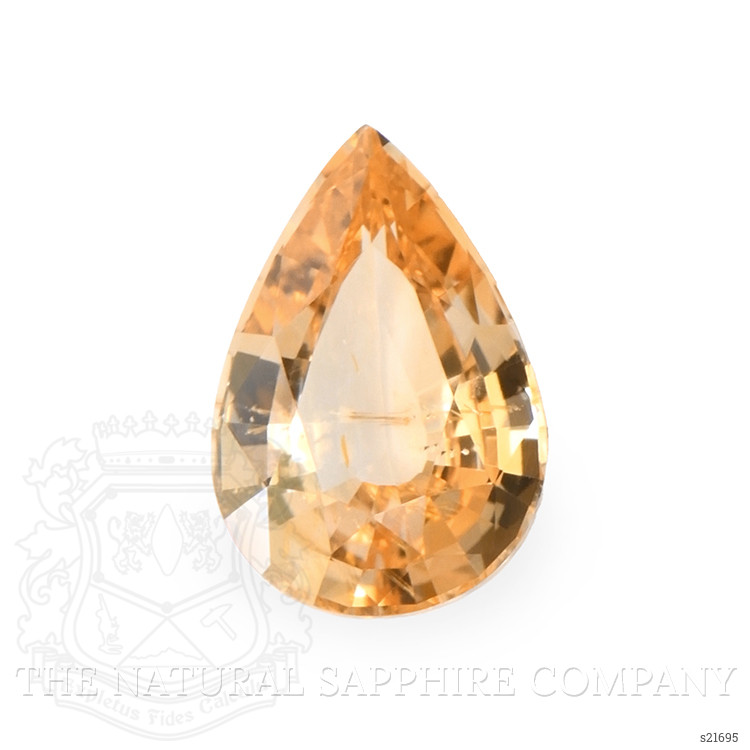 1.13 Ct. Yellowish Orange Sapphire from Ceylon (Sri Lanka)