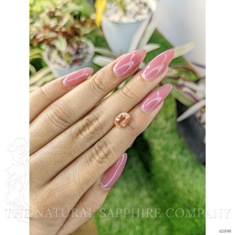 2.16 Ct. Padparadscha Sapphire from Ceylon (Sri Lanka)