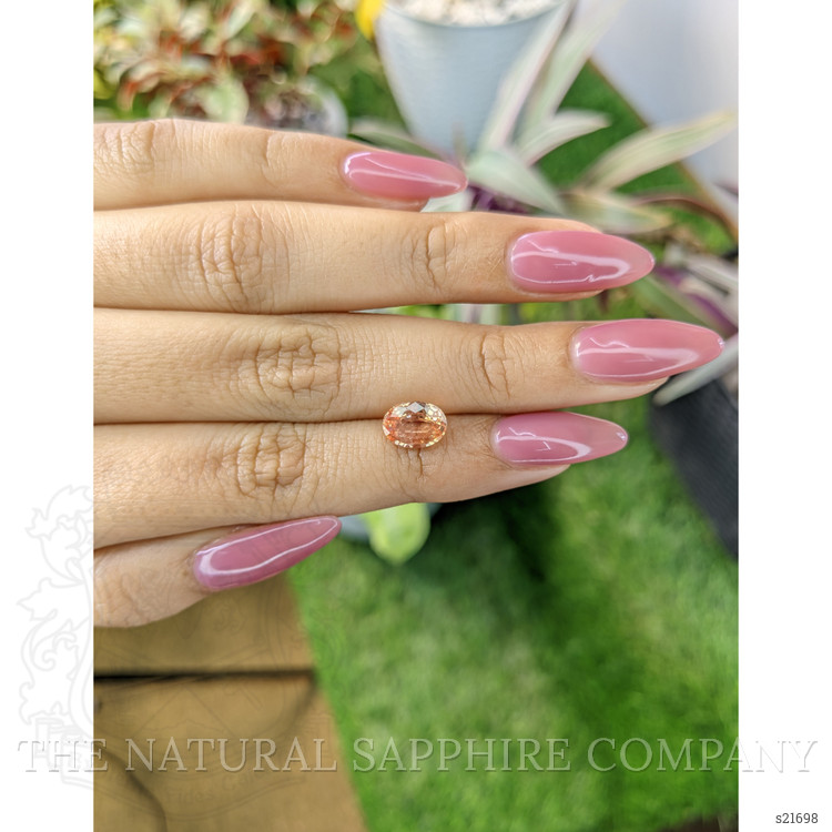 2.16 Ct. Padparadscha Sapphire from Ceylon (Sri Lanka)