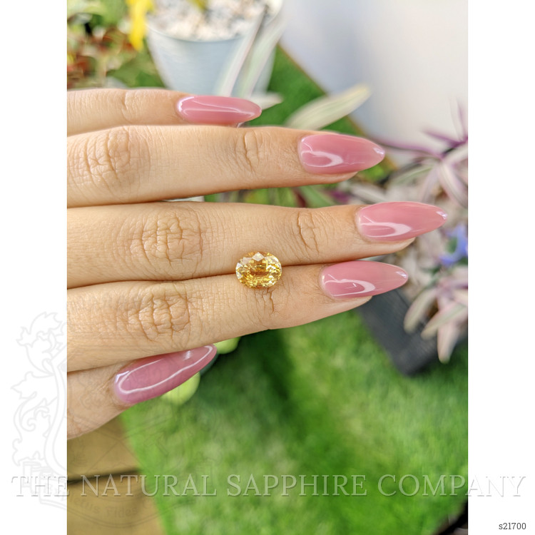 2.78 Ct. Yellow Sapphire from Ceylon (Sri Lanka)