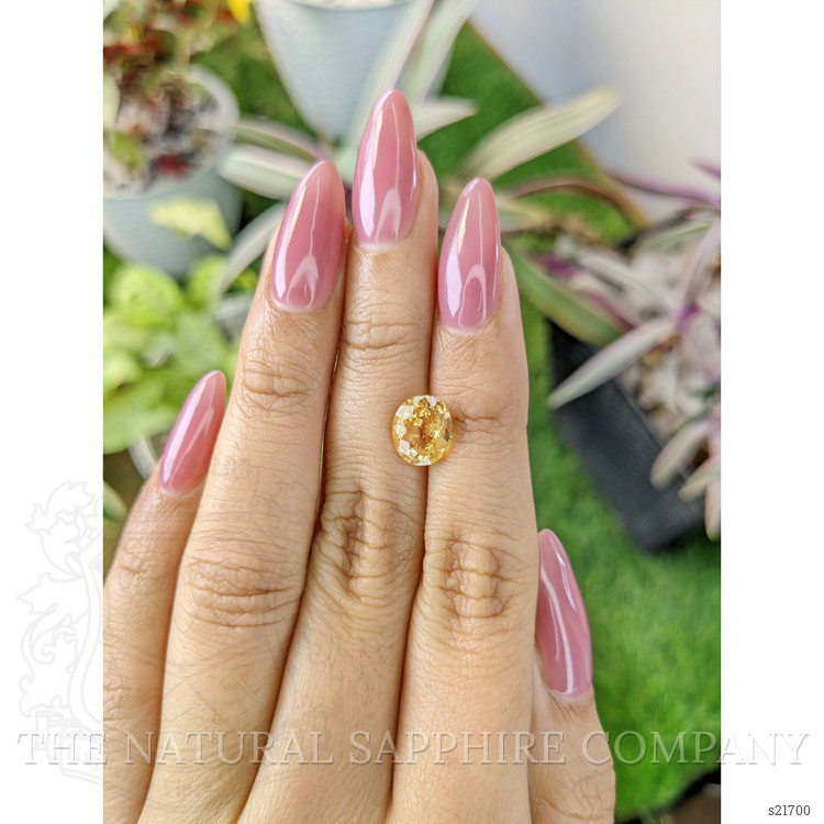 2.78 Ct. Yellow Sapphire from Ceylon (Sri Lanka)