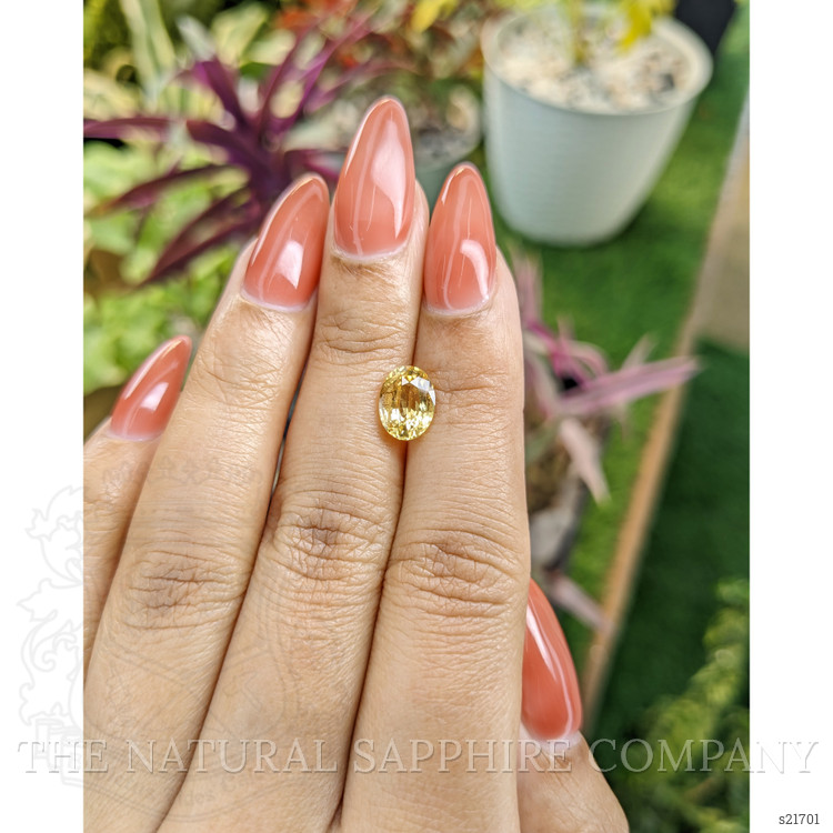 2.23 Ct. Yellow Sapphire from Ceylon (Sri Lanka)