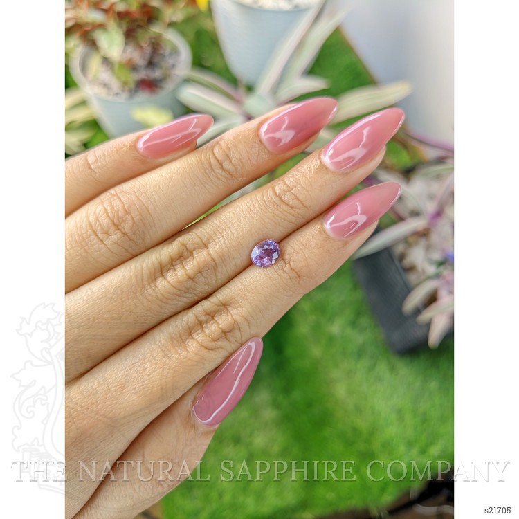 1.13 Ct. Purple Sapphire from Ceylon (Sri Lanka)