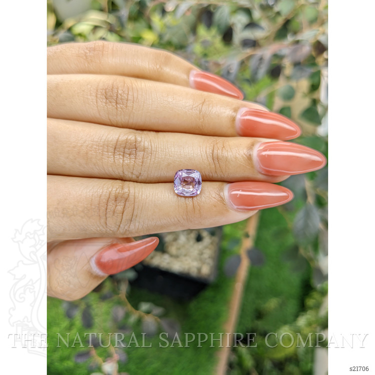 2.49 Ct. Pinkish Purple Sapphire from Ceylon (Sri Lanka)