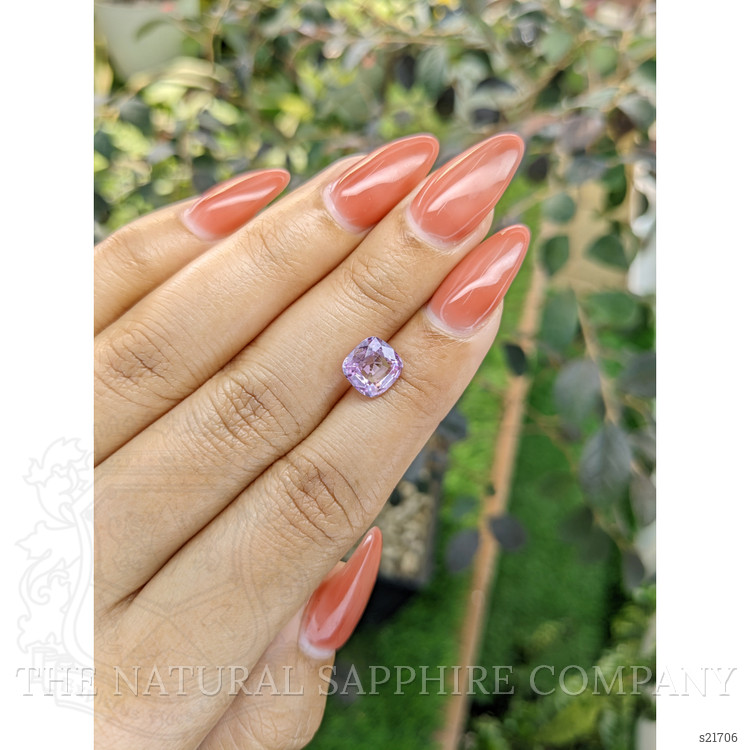 2.49 Ct. Pinkish Purple Sapphire from Ceylon (Sri Lanka)