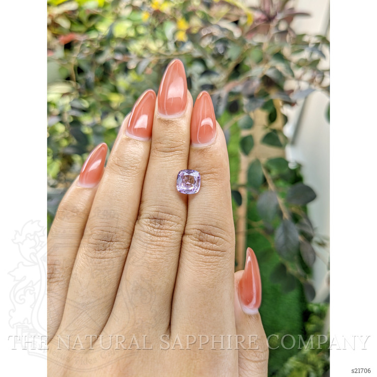 2.49 Ct. Pinkish Purple Sapphire from Ceylon (Sri Lanka)