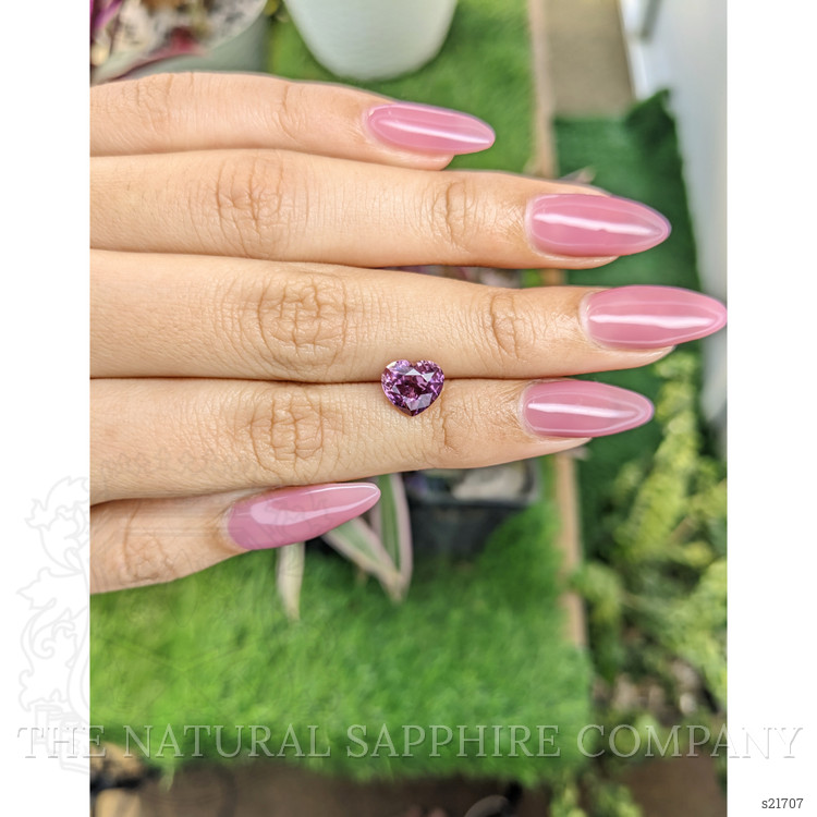 3.01 Ct. Pinkish Purple Sapphire from Ceylon (Sri Lanka)