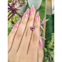3.01 Ct. Pinkish Purple Sapphire from Ceylon (Sri Lanka) Life Style