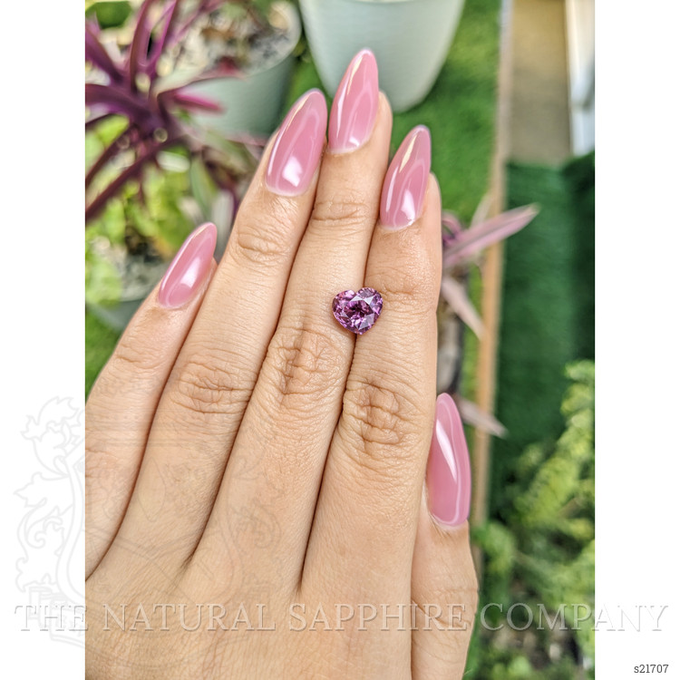 3.01 Ct. Pinkish Purple Sapphire from Ceylon (Sri Lanka)