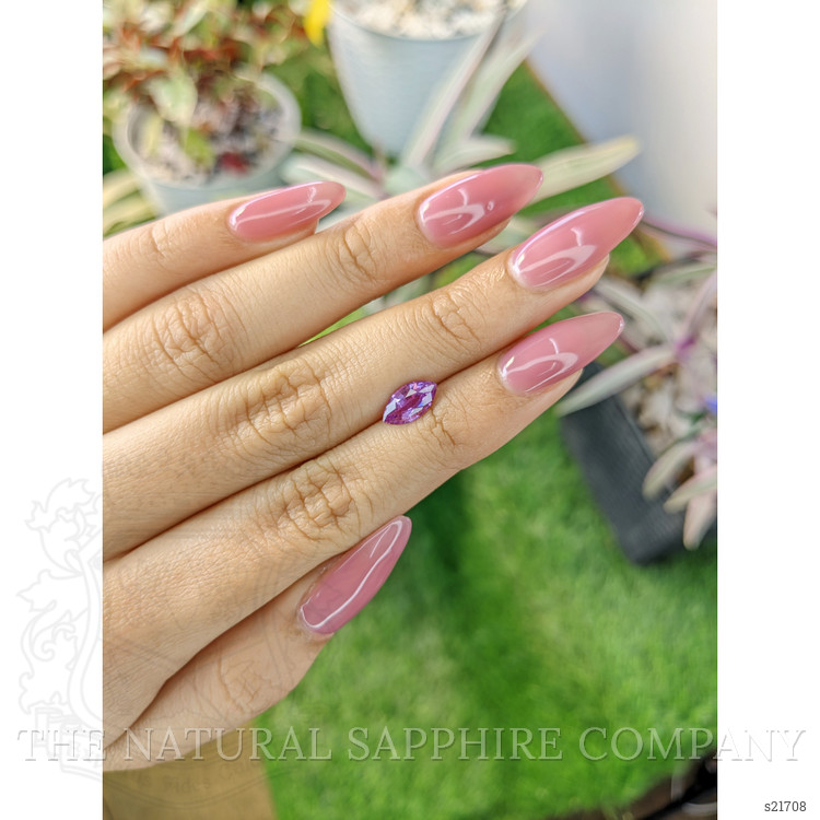 1.17 Ct. Pinkish Purple Sapphire from Ceylon (Sri Lanka)