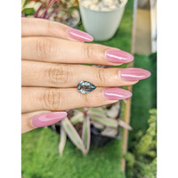 3.11 Ct. Bluish Green Sapphire from Ceylon (Sri Lanka) Life Style