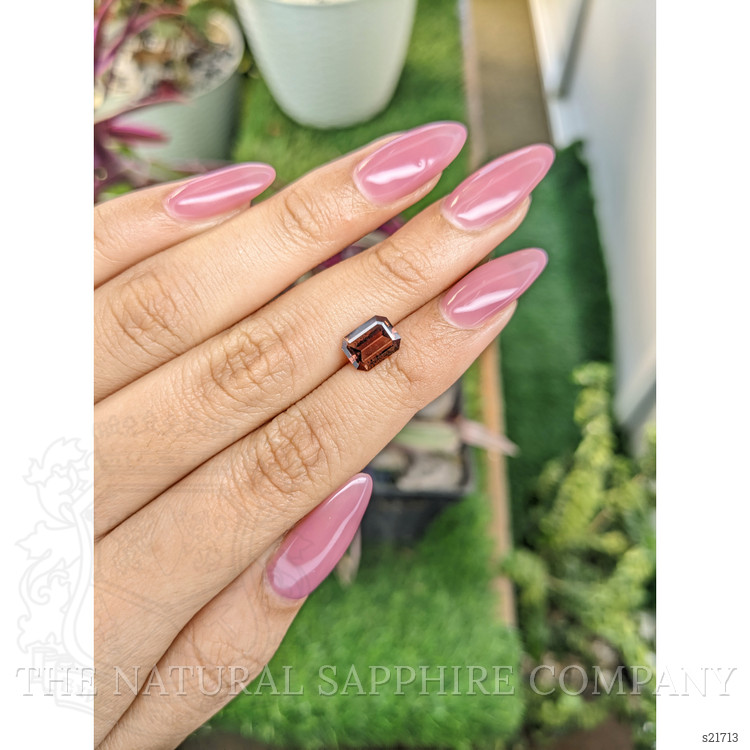 1.85 Ct. Orangish Brown Sapphire from Ceylon (Sri Lanka)
