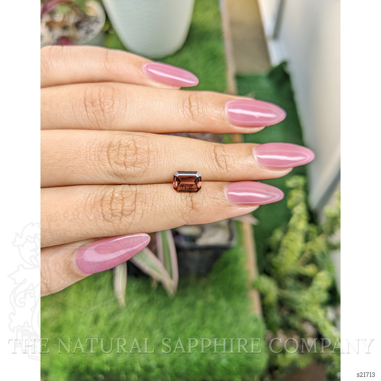 1.85 Ct. Orangish Brown Sapphire from Ceylon (Sri Lanka)