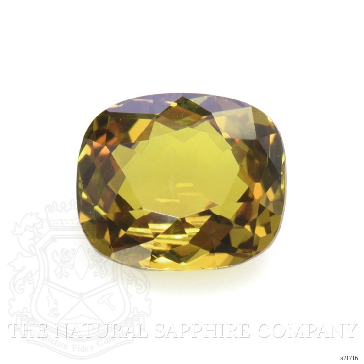3.01 Ct. Yellowish Brown Sapphire from Ceylon (Sri Lanka)