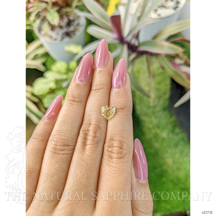 1.69 Ct. Yellow Sapphire from Ceylon (Sri Lanka)