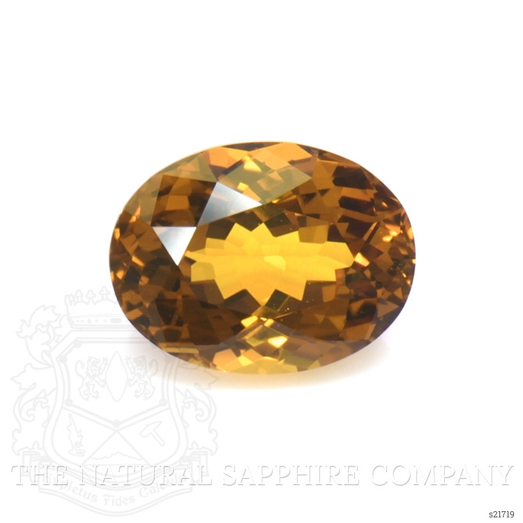 2.78 Ct. Yellowish Orange Sapphire from Ceylon (Sri Lanka)