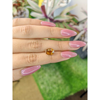2.78 Ct. Yellowish Orange Sapphire from Ceylon (Sri Lanka) Life Style