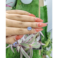 5.33 Ct. Blue Star Sapphire from Ceylon (Sri Lanka) Life Style