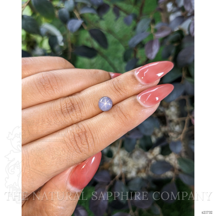 2.37 Ct. Violet Star Sapphire from Ceylon (Sri Lanka)