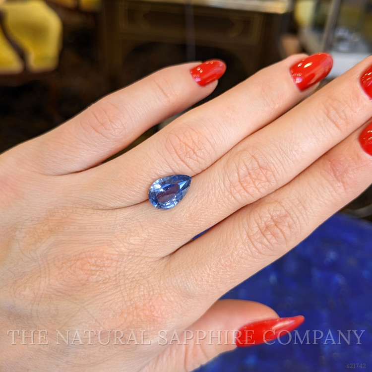 3.77 Ct. Blue Sapphire from Ceylon (Sri Lanka)