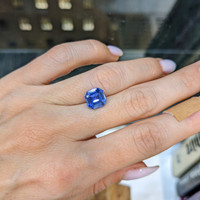 3.45 Ct. Blue Sapphire from Ceylon (Sri Lanka) Life Style