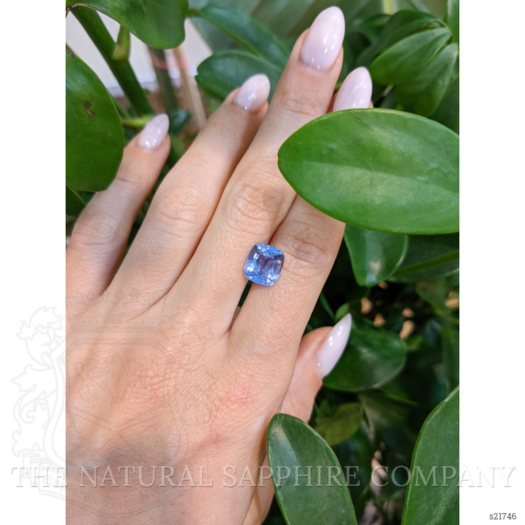 3.97 Ct. Blue Sapphire from Ceylon (Sri Lanka)