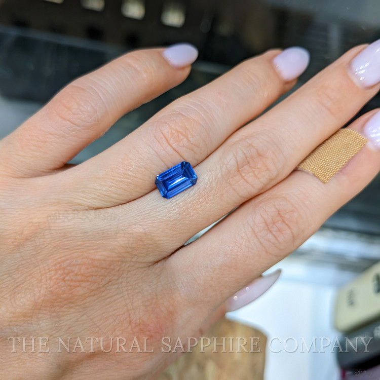 1.86 Ct. Blue Sapphire from Ceylon (Sri Lanka)