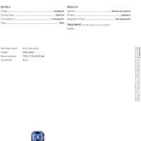 2.83 Ct. Blue Sapphire from Ceylon (Sri Lanka) Scan Report