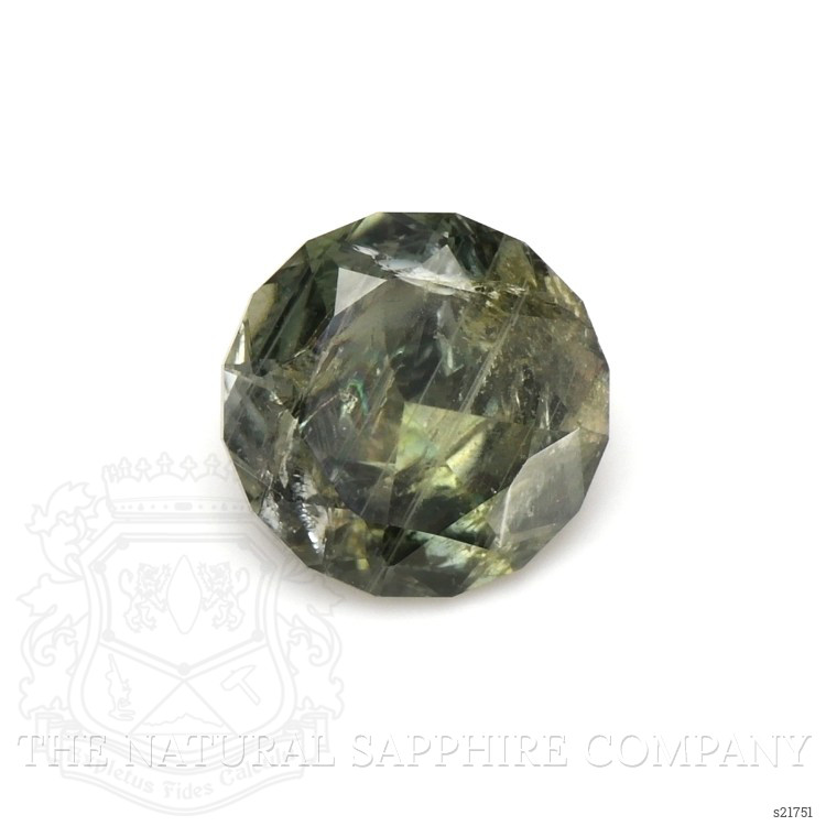 1.78 Ct. Green Sapphire from Ceylon (Sri Lanka)