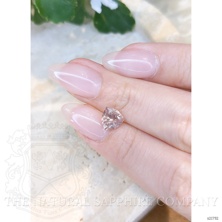 1.78 Ct. Pinkish Brown Sapphire from Ceylon (Sri Lanka)