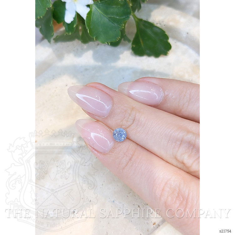 0.88 Ct. Blue Sapphire from Ceylon (Sri Lanka)